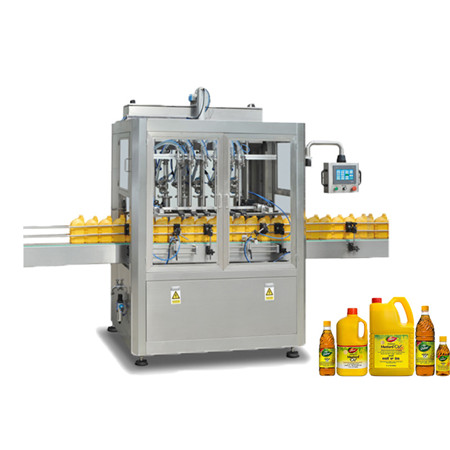 Automatic Bottle Oil Liquid Filling Machine with Sealing Capping Labeling Line 