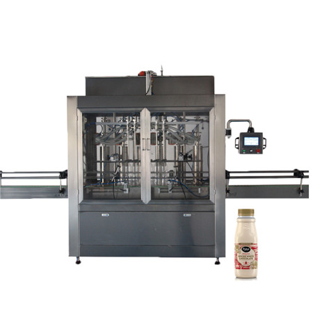 Adhesive Double Side Bottle Filling Bottling Capping and Labeling Machine 