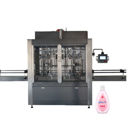 Linear Type 12 Head Viscous Canola Oil Filling Machine Manufacturer Plastic Bottle Liquid Filling Packing Machinery 