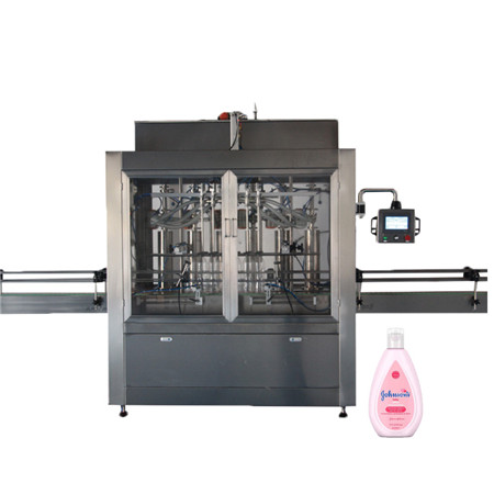 Automatic Water Juice Beverfage Milk Yogurt Oil Vinegar Wine Sauce Pet Glass Bottle Filling Bottling Machine 