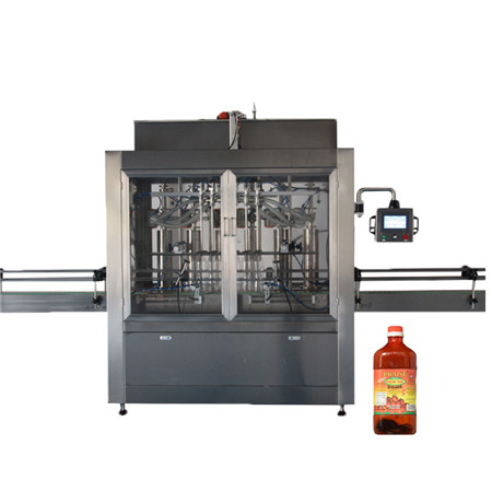 Automatic 8 Filling Nozzles Anti-Corrosive Bottle Filling Liquid Bottling Machine 