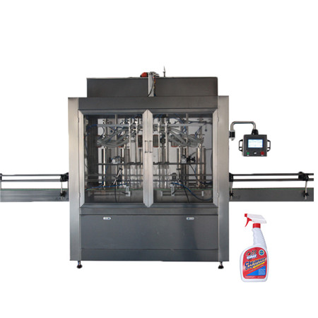 Automatic Cosmetic Pharmaceutical Liquid Paste Bottling Machine with Tracking Servo Piston Filling 