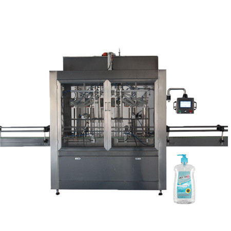 Automated Liquid Alcohol Hand Wash Filling Capping Machine 