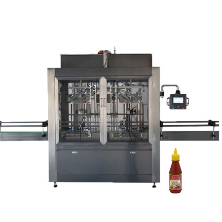 Commercial Sesame Jam Peanut Butter Jam Strawberry Jam Cherry Jam Pepper Jam Filler Liquid Linear Piston Capping Machine Labeling Machine Packing Machine 