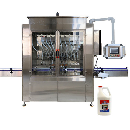 Automatic Alcohol/Chemical Disinfectant/Sanitizer/Bleach/Cleaning Liquid/Milk/Vinegar/Water Bottle Gravity Filling Capping Labeling Packing Filler Machinery 