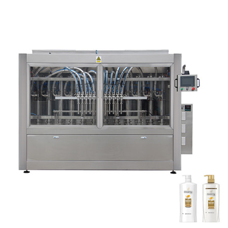 Automatic 6 Heads Glass Bottle Mineral Cosmetic Water Beverage Cream Oil Yogurt Juice Liquid Filling Bottling Machine 