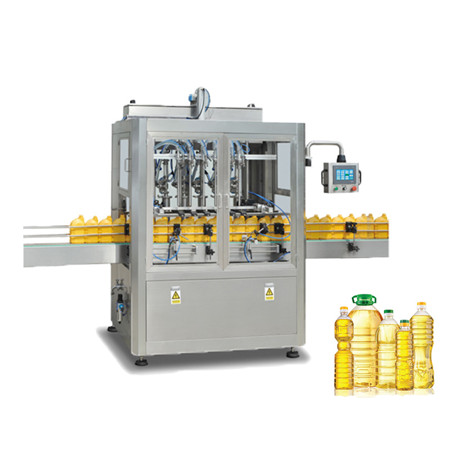 Automatic 0.5L-5L Pet Glass Bottle Sunflower Vegetable Edible Olive Cooking Oil Filling Equipment Production Line Bottling Packing Packaging Machine 