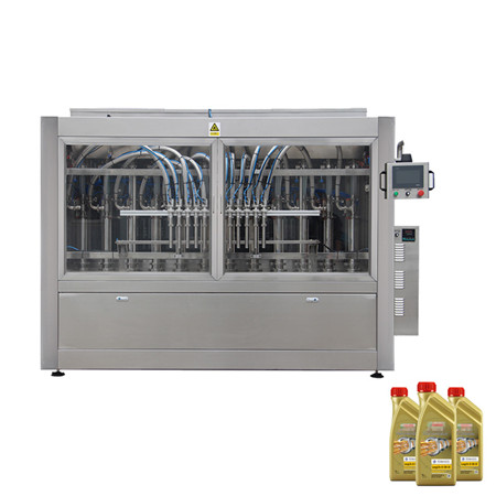 High Production 6 Nozzle Automatic Linear Type Sunflower / Olive Oil Liquid Bottling Equipment 
