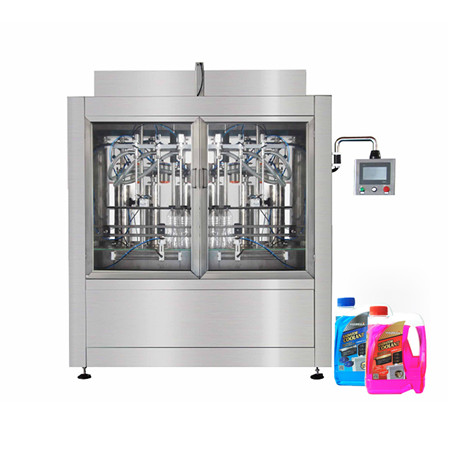 Emulsion Coolant Oil Engine Coolant Linear Filling Machine for Anti-Freezer Liquid Filling Machine 