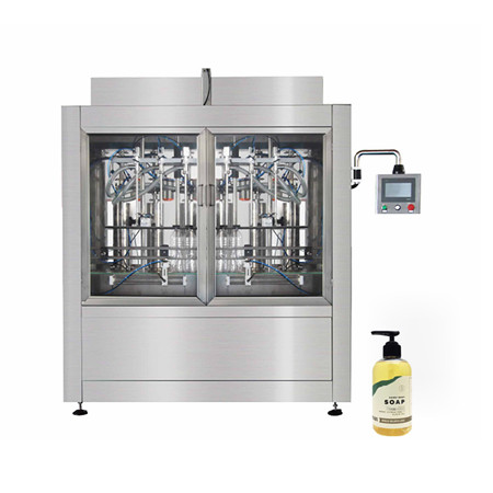 Automatic Viscous Liquid Piston Filling Equipment Complete Detergent Bottling Packaging Machine for Hand Sanitizer /Tomato Paste/Alcohol Gel/Edible Oil 