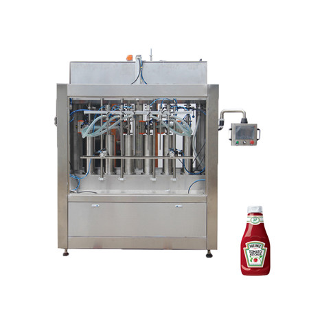 Fully Automatic Syrup Jam Mayonnaise Bottle Filling Machine 