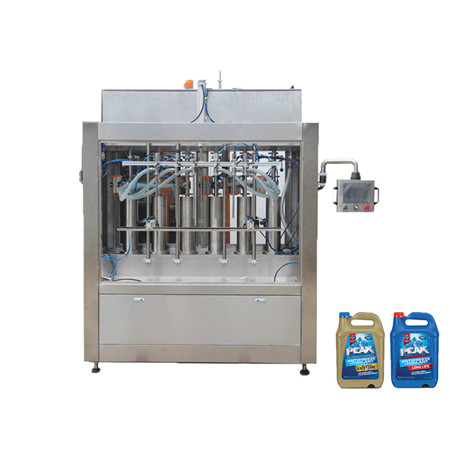 Automatic PLC Servo Piston Type Liquid Bottle Oil Machine Filler Filling Machinery 