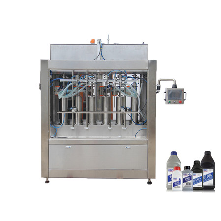 Pneumatic 12 Heads 2500bph 100ml-1L Non-Corrosive Liquid Filling Machine Linear Type 