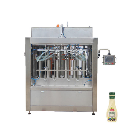 Piston Type Tomato Paste/Sauce Filling Machine Face Cream Filler with Mixing Hopper and Heater 