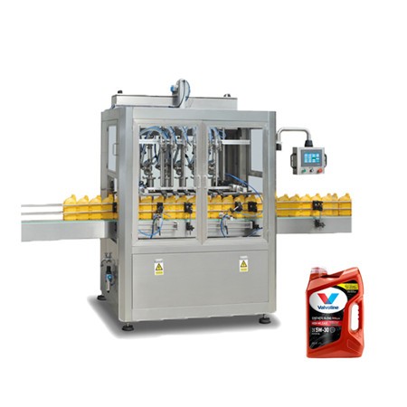 Full Automatic Jerry Can Plastic Can Viscous Liquid Filling Packing Machine 