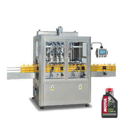 Top 1 Shanghai Automatic 6 Nozzles Linear Engine Oil Filling Machine Oil Filling Capping Machine